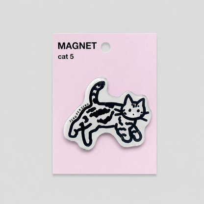 Cat Shape Acrylic Fridge Magnet
