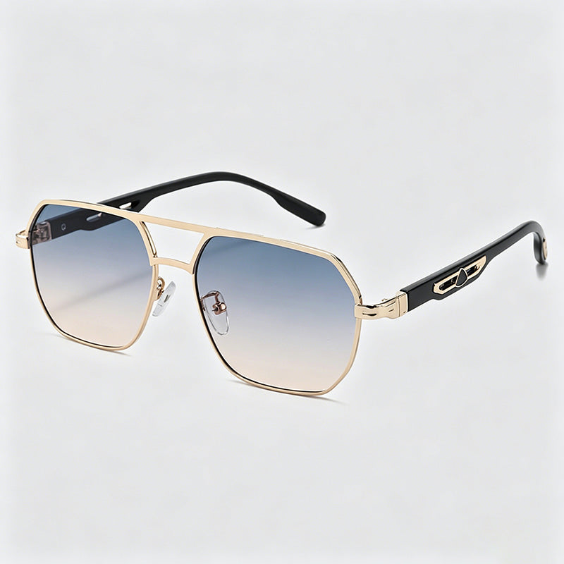 Retro Aviator Double-Bridge Su - Shopdayla Wholesale - #2226
