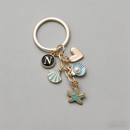 Beach Theme Enamel Keychain - Shopdayla Wholesale - #3458