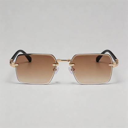 Metal Rimless Square Sunglasse - Shopdayla Wholesale - #8290