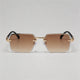Gradient Brown Lens / One Size