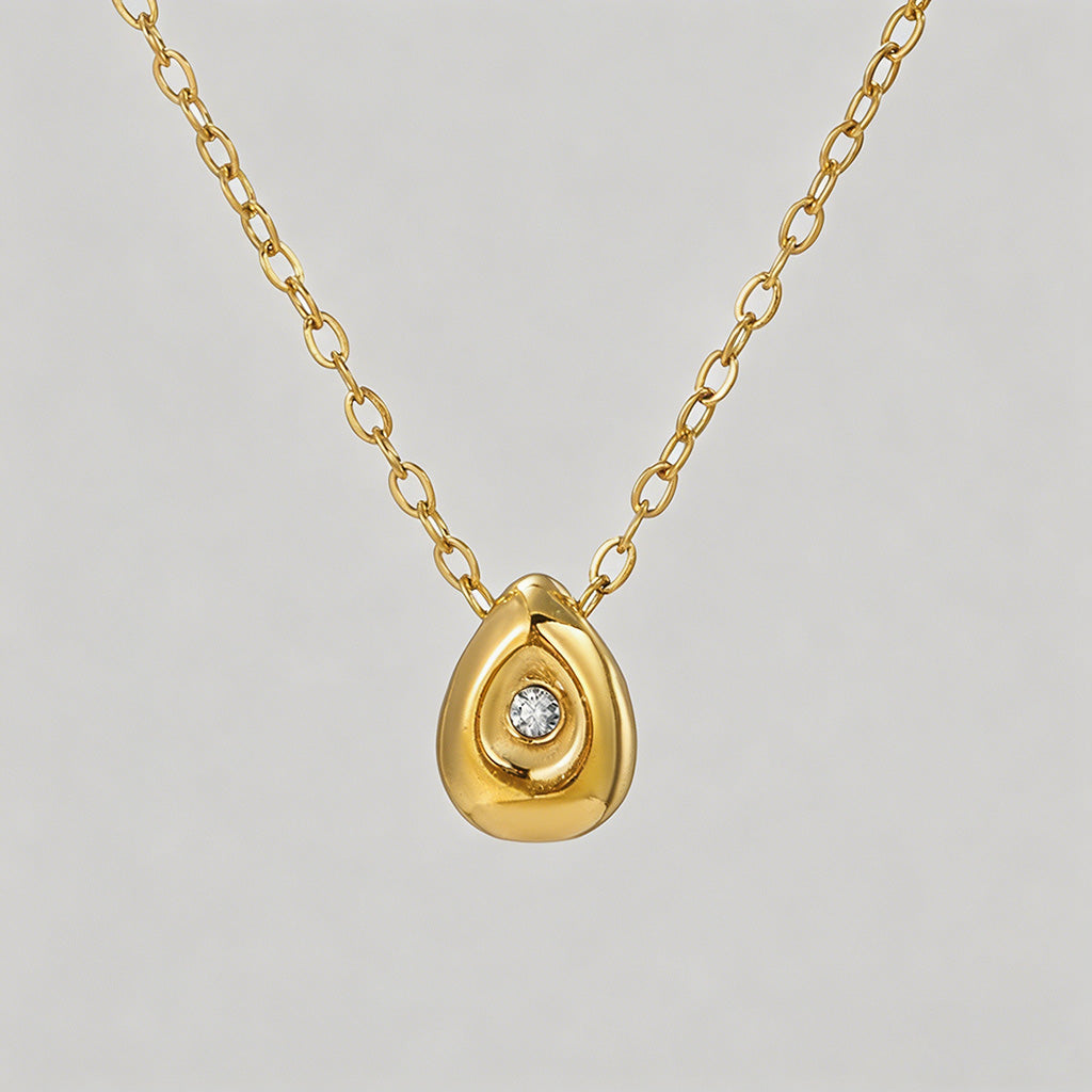 Teardrop Pendant Necklace - Shopdayla Wholesale - #6562