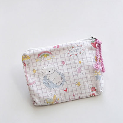 Cake Bunny Printed Fabric Pouch
