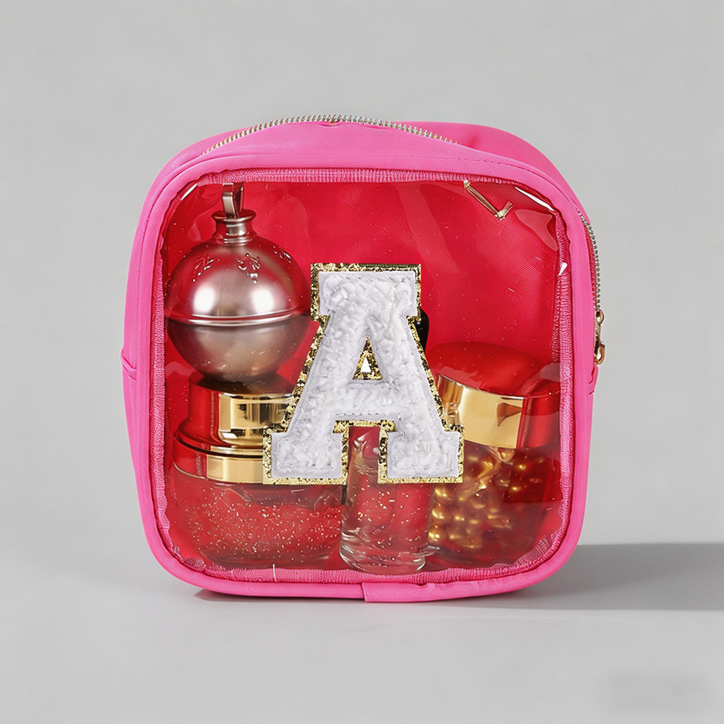 Square Clear Initial Travel Ca - Shopdayla Wholesale - #0546