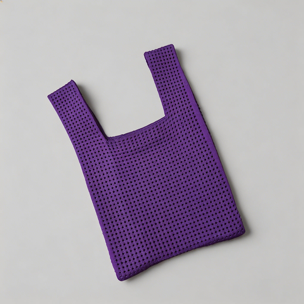 Hollow Out Knit Tote Bag - Shopdayla Wholesale - #5906