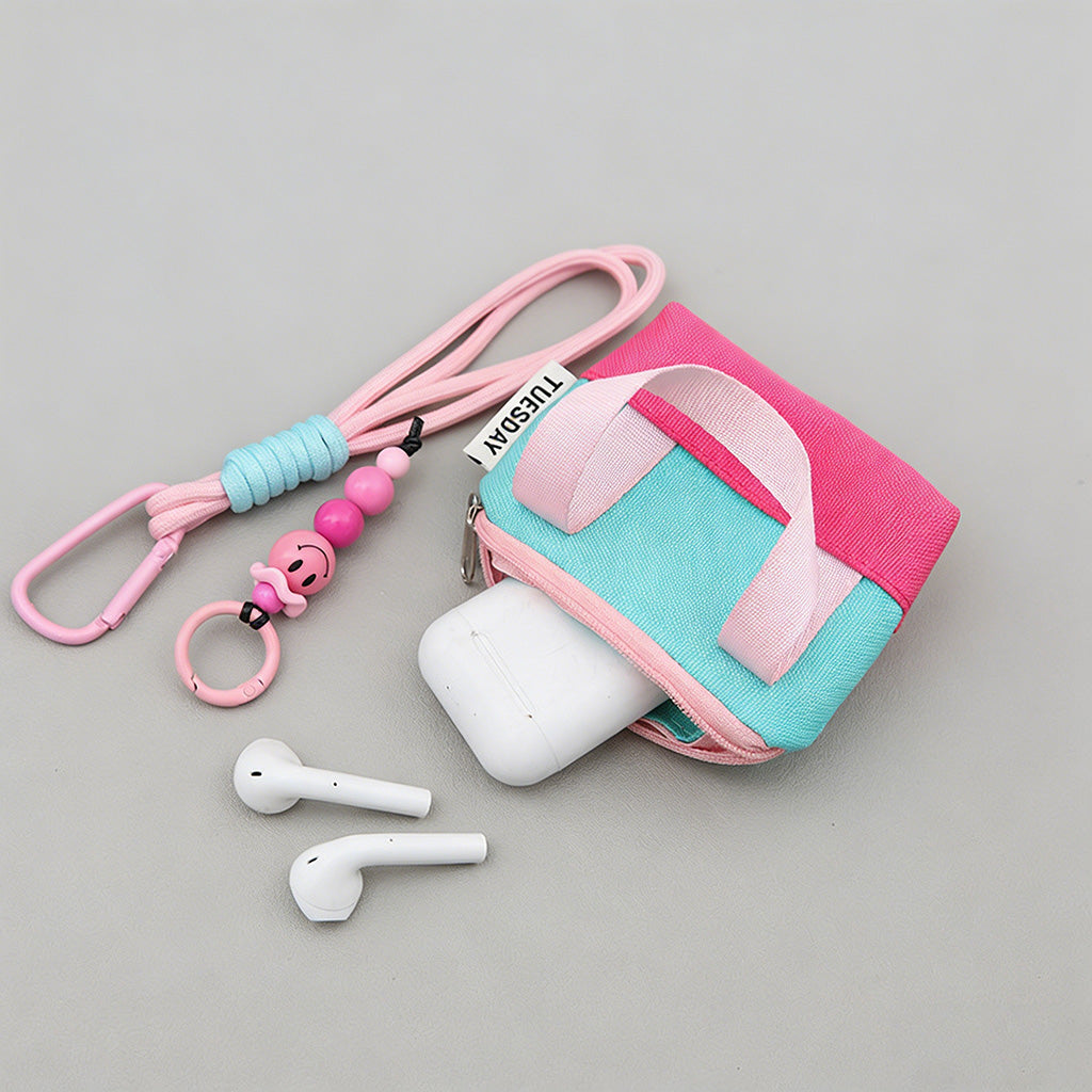 Colorblock Mini Tote Pouch - Shopdayla Wholesale - #1026