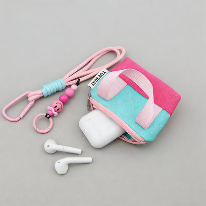 Colorblock Mini Tote Pouch - Shopdayla Wholesale - #1026