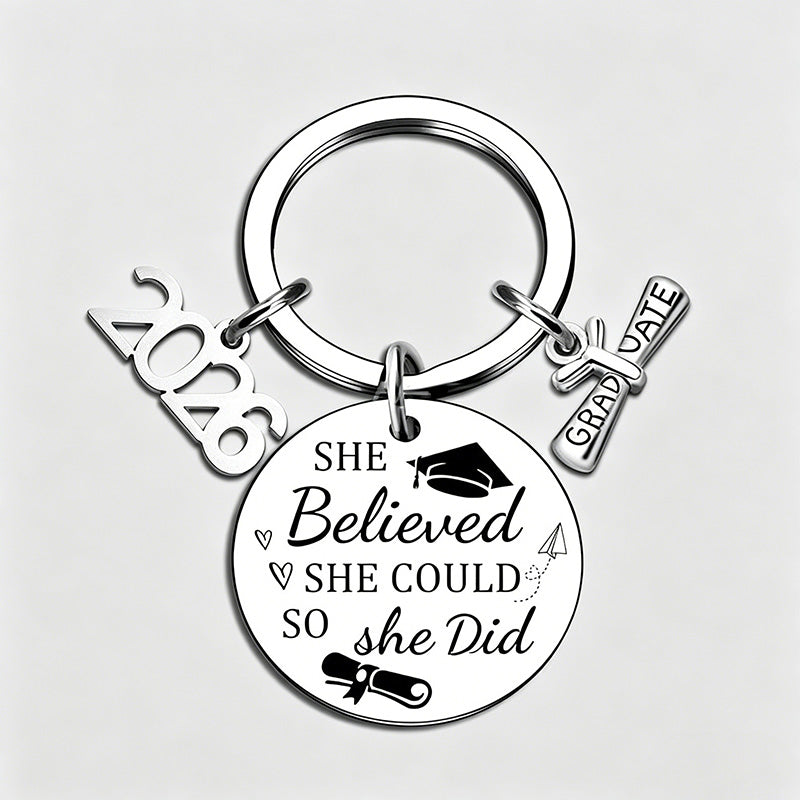 2026 Graduation Commemorative Keychain