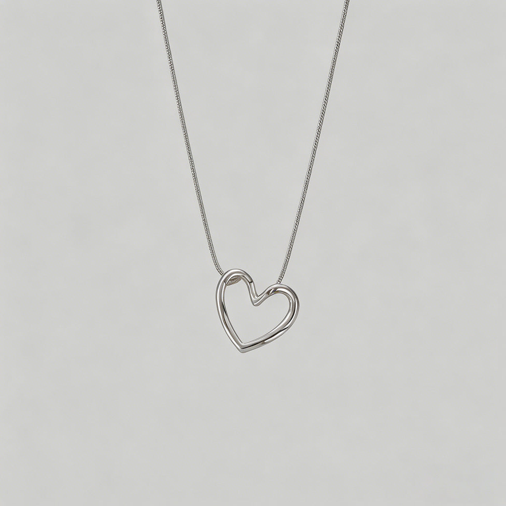 Open Shape Snake Chain Necklac - Shopdayla Wholesale - #8082