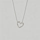 Silver-Heart / One Size