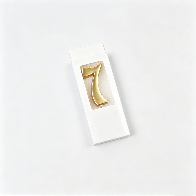 Gold Plated Number Birthday Ca - Shopdayla Wholesale - #4018