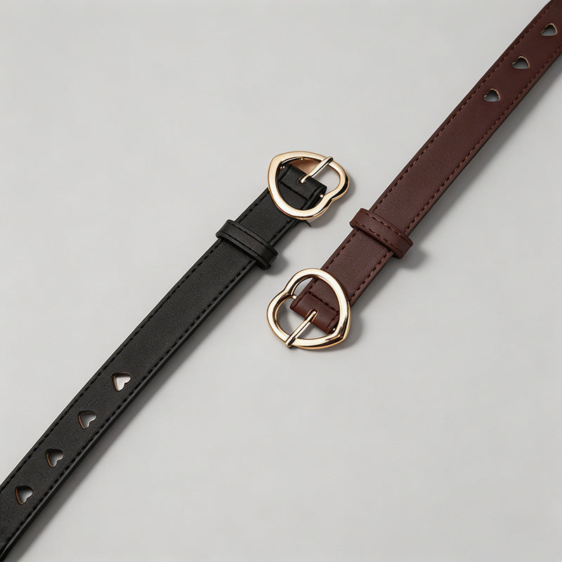 Heart-Shaped Buckle Hollow-Out - Shopdayla Wholesale - #1698
