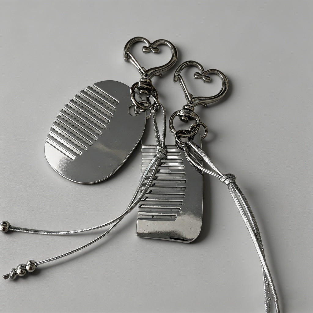 Minimalist Metal Pocket Comb K - Shopdayla Wholesale - #7362