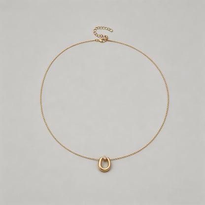 Open Shape Snake Chain Necklac - Shopdayla Wholesale - #9778