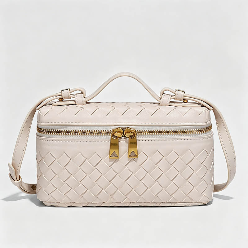 Hand‑Woven Box‑Style Crossbody - Shopdayla Wholesale - #1458