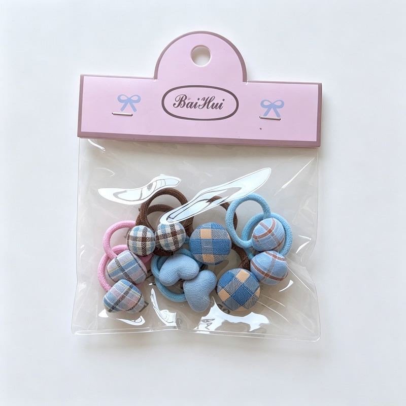 Plush Ball Elastic Hair Ties