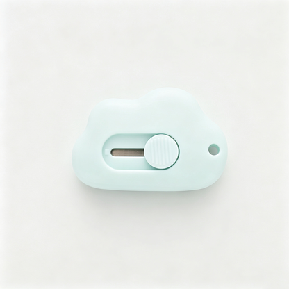 Cloud Shaped Mini Retractable Box Cutter