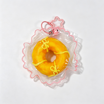 Donut Shape Squishy Toy Charm