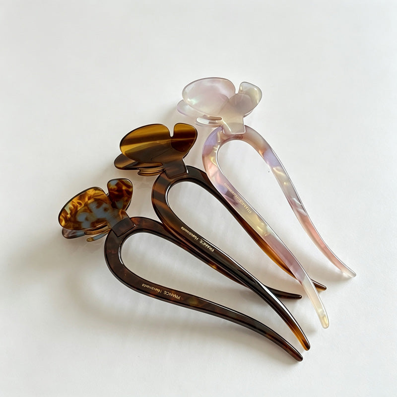 Butterfly U Shaped Hair Pin