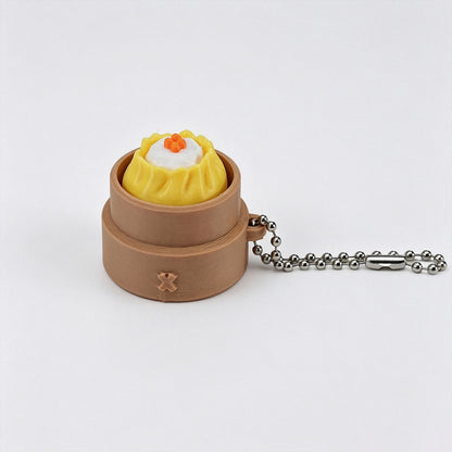 Large Siomai Steamer Fidget Keychain