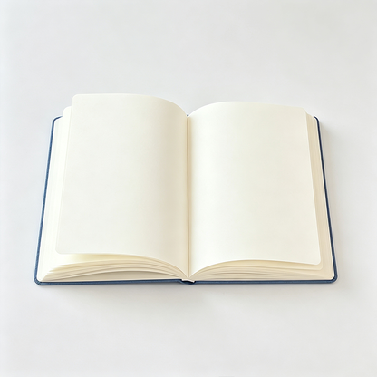 Three‑Cat Print Blank Notebook