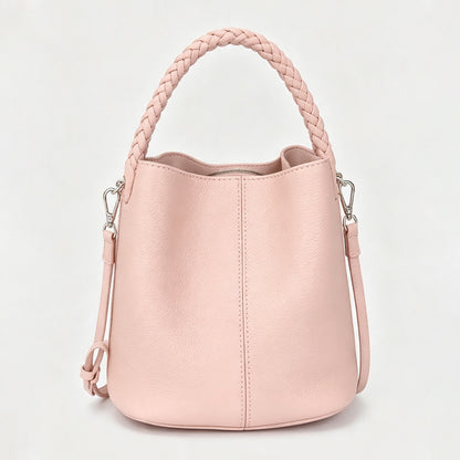 Color Block Bucket Handbag