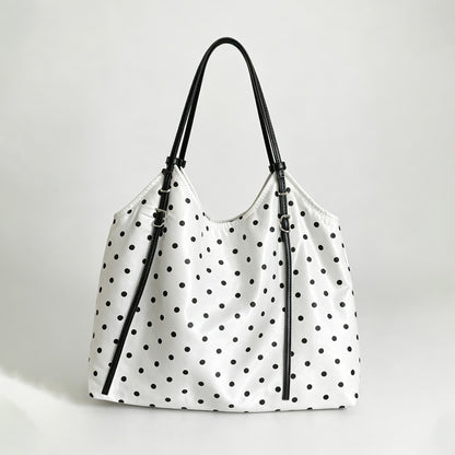 Polka Dot Drawstring Tote