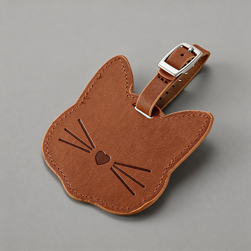 Cat Face Luggage Tag Suitcase - Shopdayla Wholesale - #2034