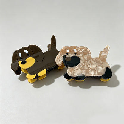 Puppy Pattern Claw Clip