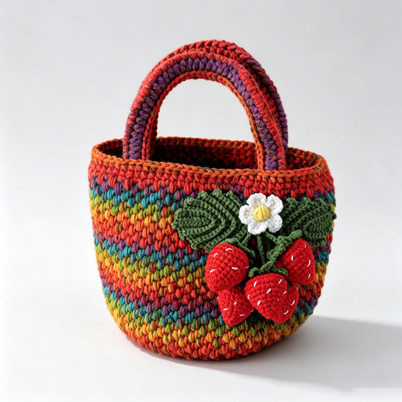 Strawberry Crochet Handbag