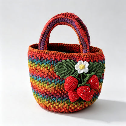 Strawberry Crochet Handbag