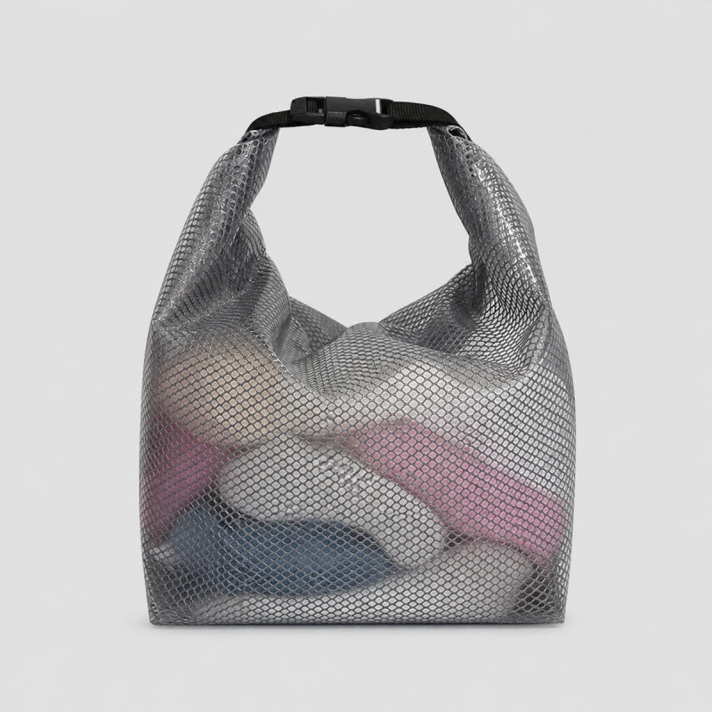 Mesh Drawstring Travel Toiletry Bag