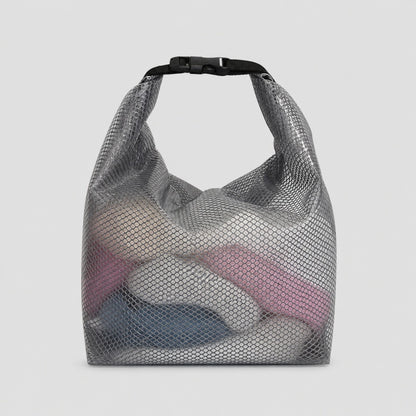 Mesh Drawstring Travel Toiletry Bag