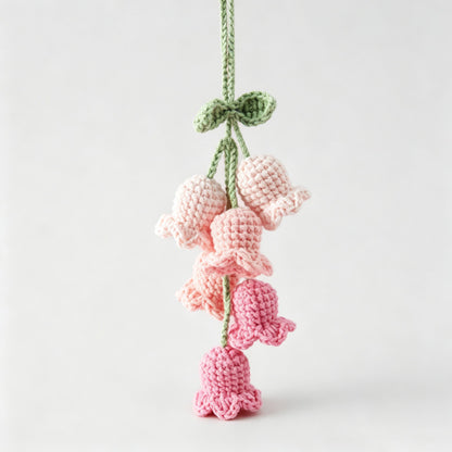 Knitted Lily of the Valley Hanger Charm