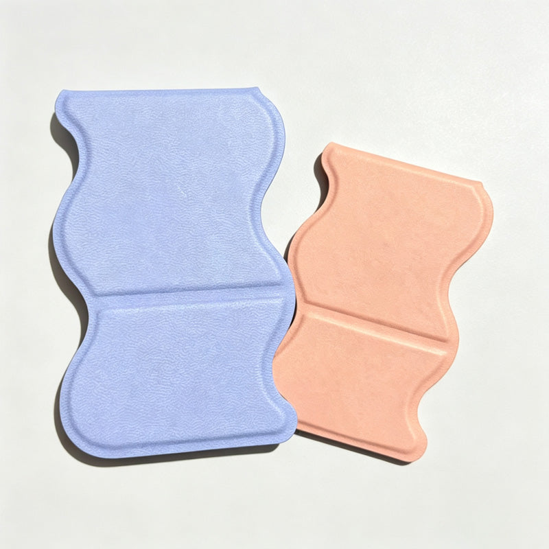 Wavy Edge Folding Compact Mirror