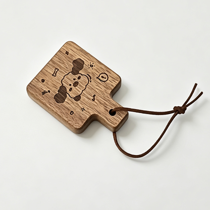 Wooden Character Hanging Ornament