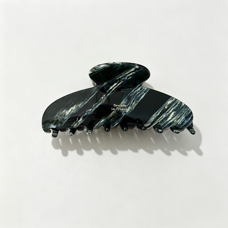 Leopard Marble Acetate Hair Claw