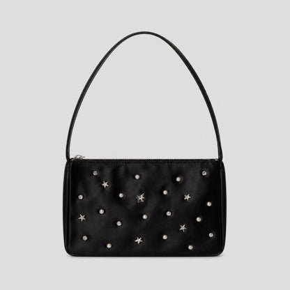 Pearl Stud Handle Bag