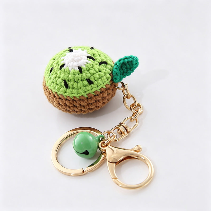 Fruit Crochet Keychain Bag Charm