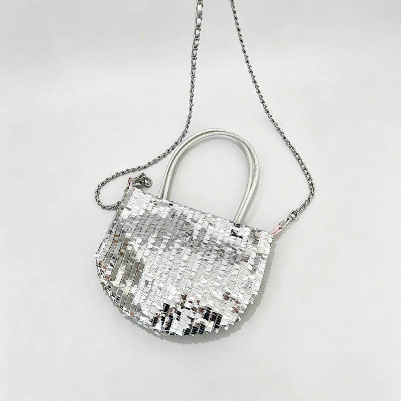 Velvet Patchwork Shoulder Bag & Crossbody Bag