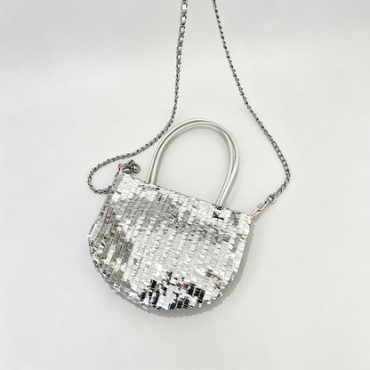 Velvet Patchwork Shoulder Bag & Crossbody Bag