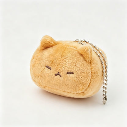 Square Cat Plush Keychain