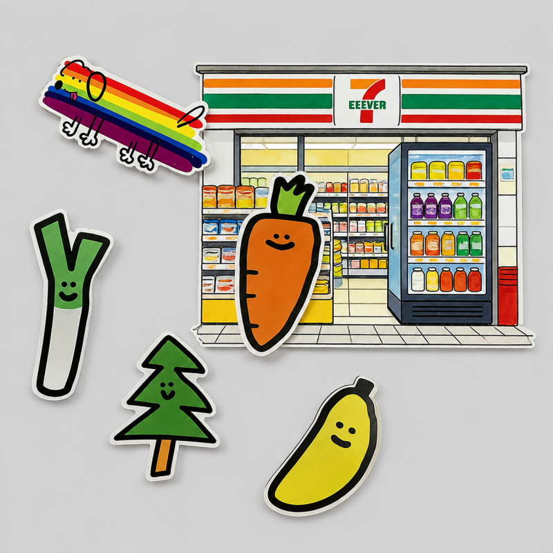 Printed Acrylic Fridge Magnet
