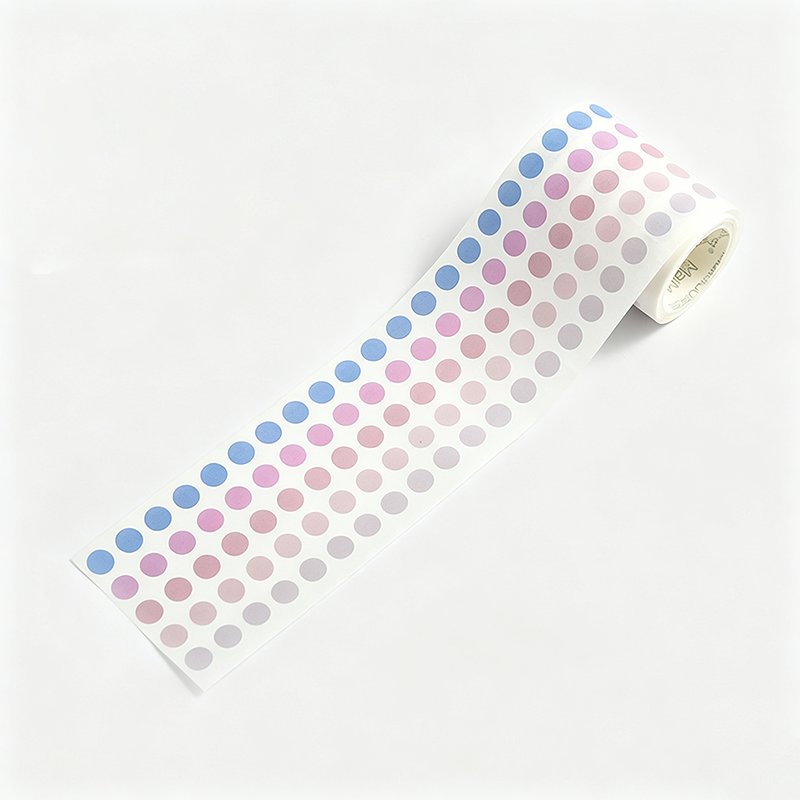 Color Dot Tape Circle Stickers