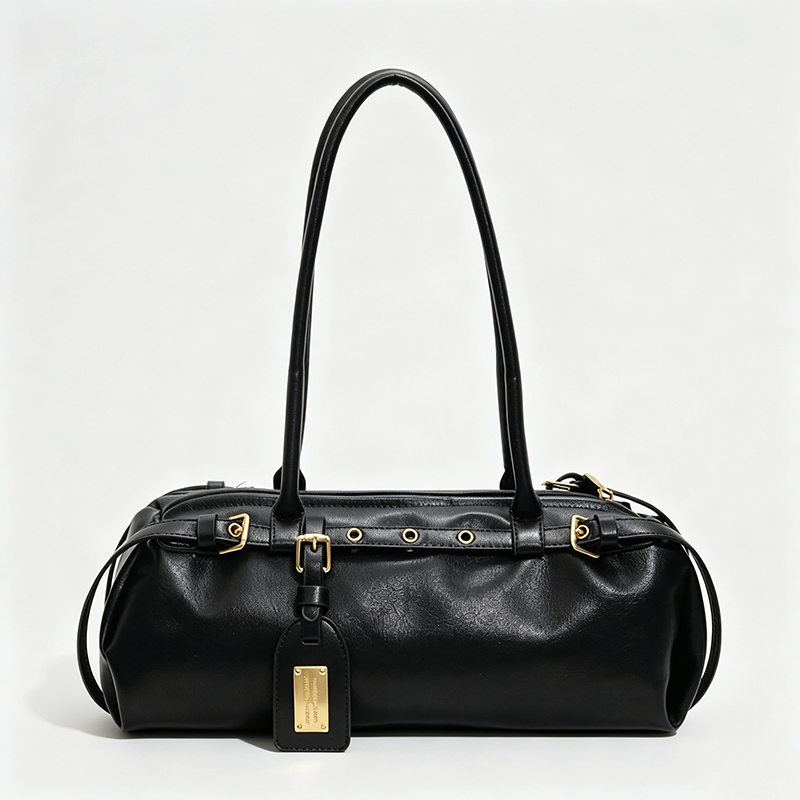 Baguette Handle Shoulder Bag