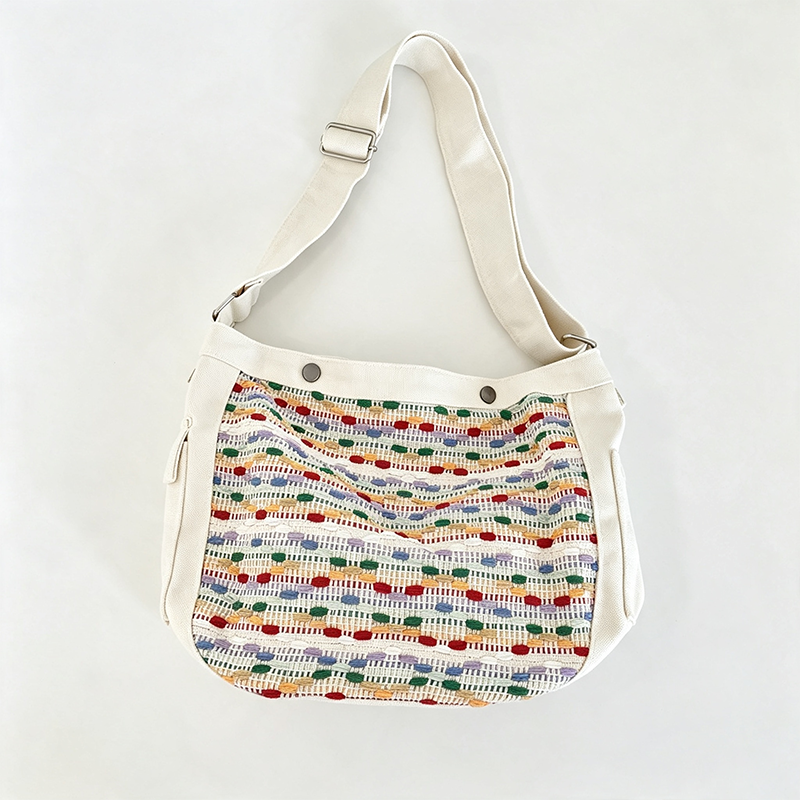 Rainbow Stripe Shoulder Bag