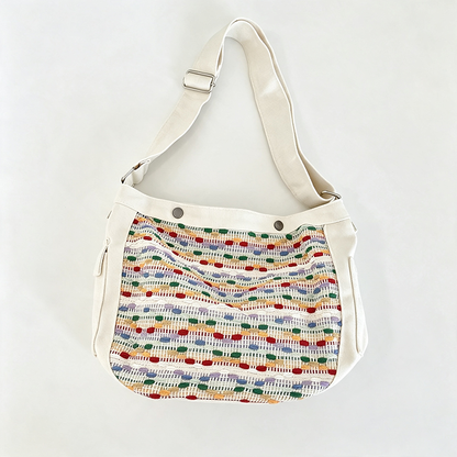 Rainbow Stripe Shoulder Bag