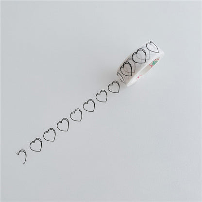 Heart Outline Washi Tape