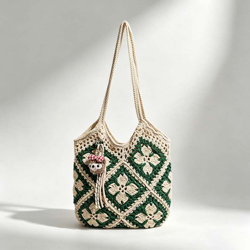 Geometric Sling Tote Bag