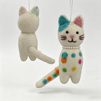 Felt Cat Hanging Charm